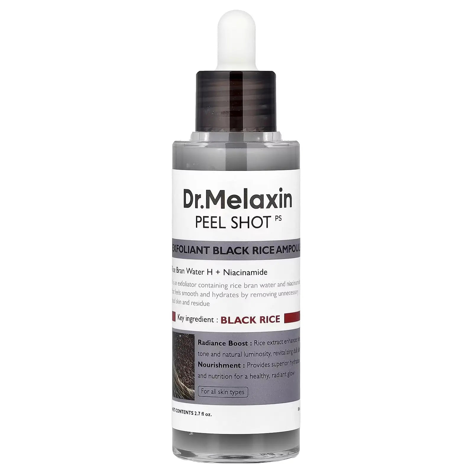 Dr.Melaxin Peel Shot Exfoliant Black Rice Ampoule 