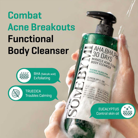 AHA-BHA-PHA 30 DAYS MIRACLE ACNE CLEAR BODY CLEANSER 400g