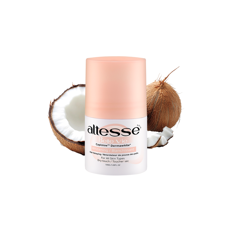 Whitening and Hair Delaying Roll-On Deodorant Belle vie 50Ml (Coconut and Oud scent)