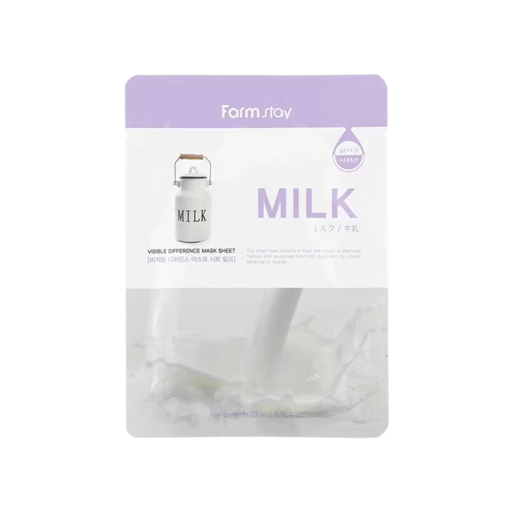 Farm Stay Visible Difference Mask Sheet - Milk