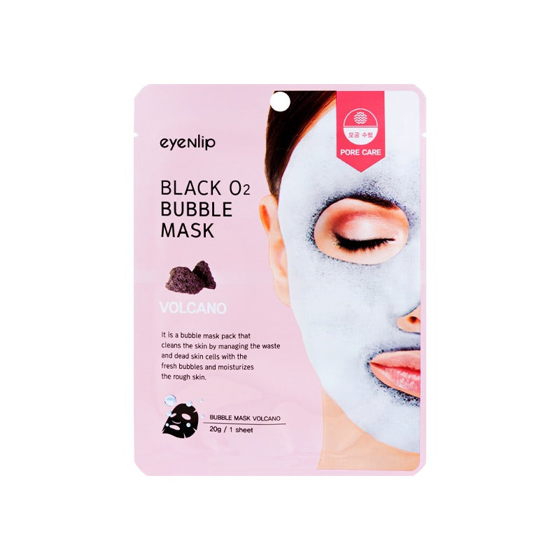 Eyenlip Detoxifying Black o2 Bubble Mask volcano