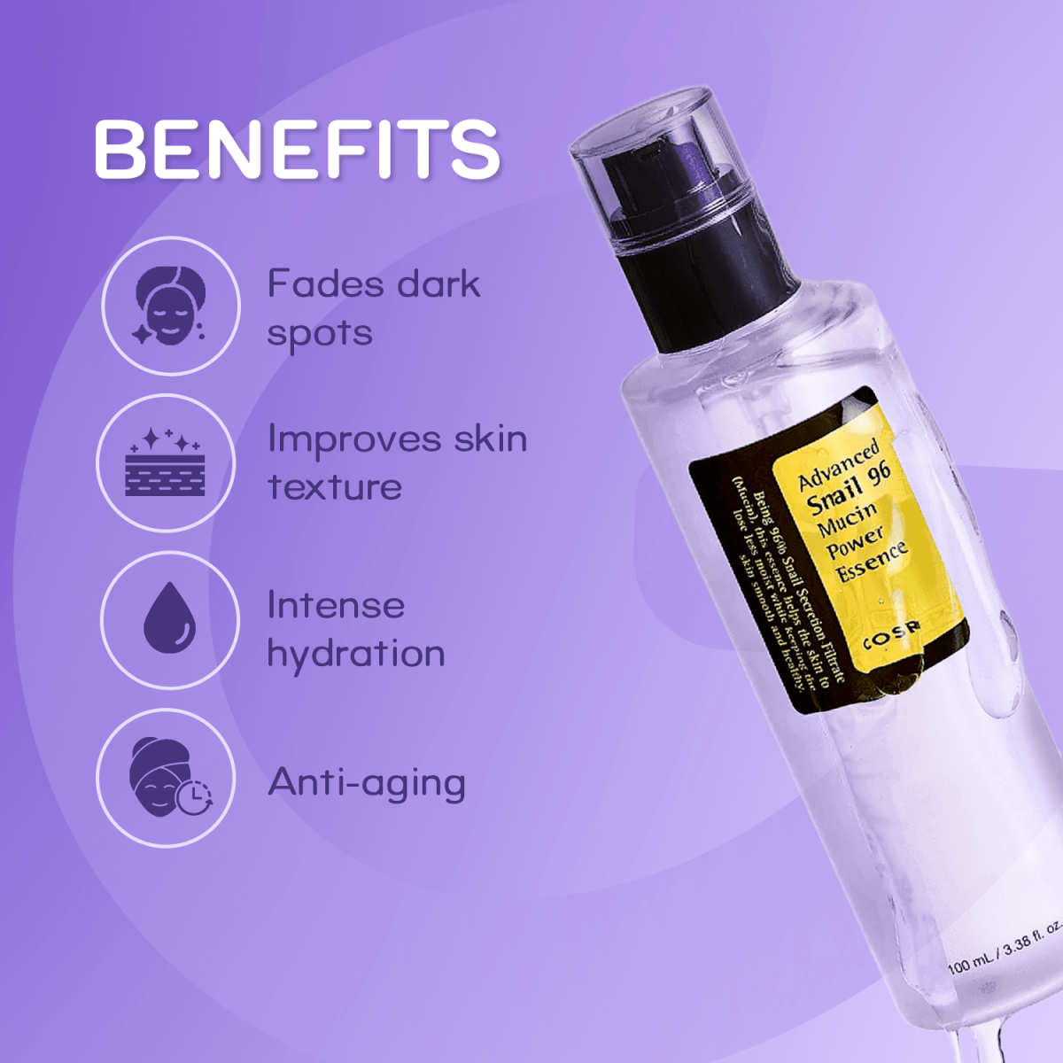 Cosrx Advanced Snail 96 Mucin Power EssenceCosrxMENA GLAM