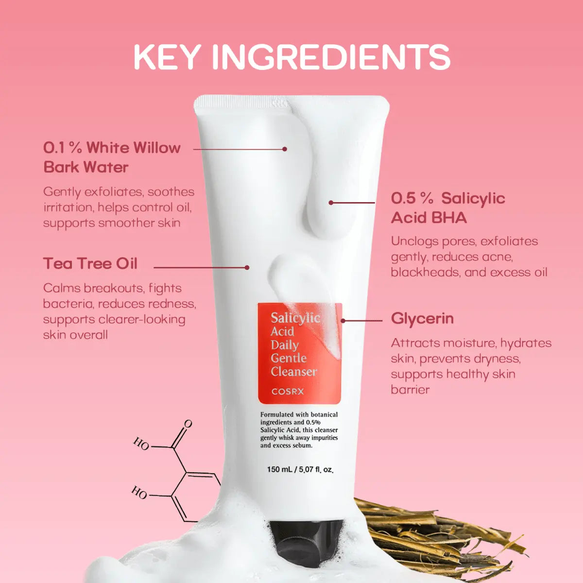 Cosrx Salicylic Acid Daily Gentle CleanserCosrxMENA GLAM