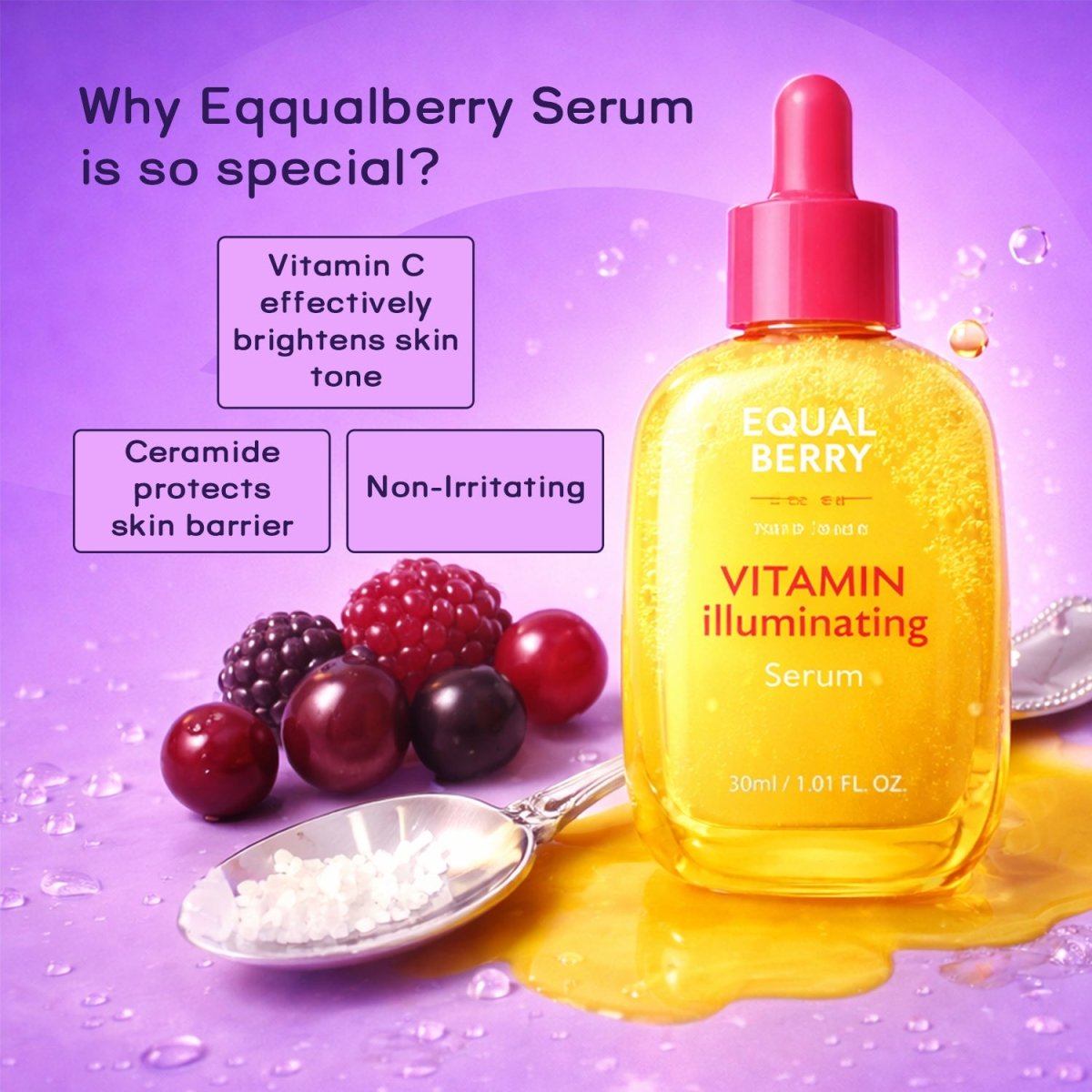 EQQUALBERRY - Vitamin Illuminating Serum 30mlEQQUALBERRYMENA GLAM