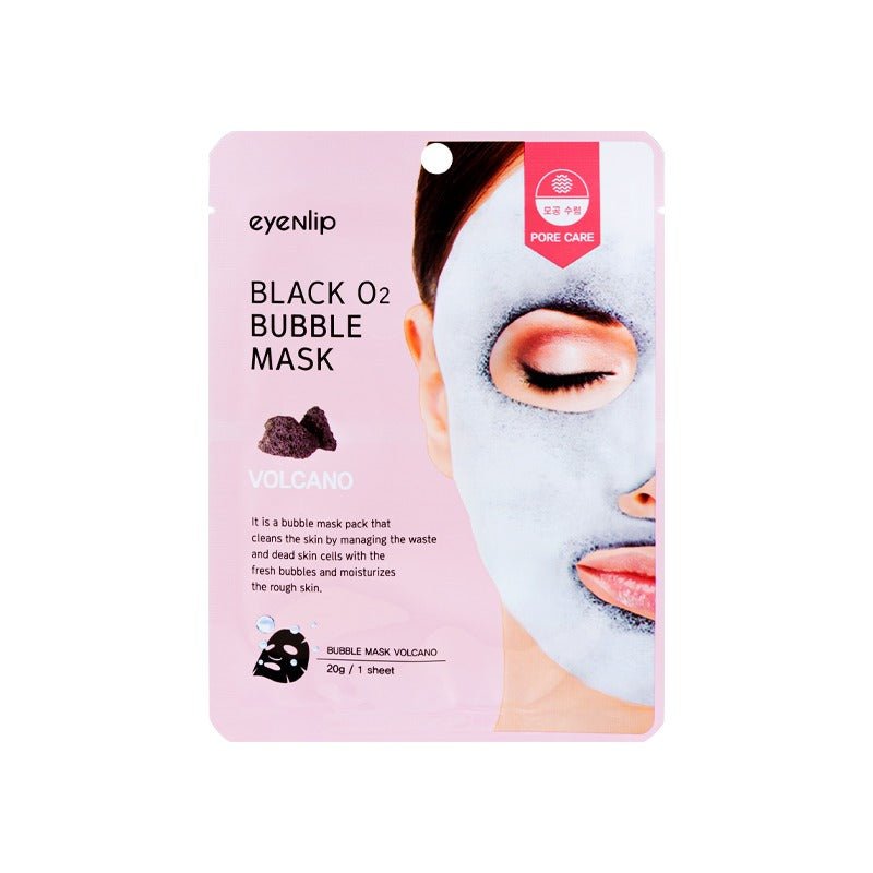 Eyenlip Detoxifying Black o2 Bubble Mask volcanoEyenlipMENA GLAM
