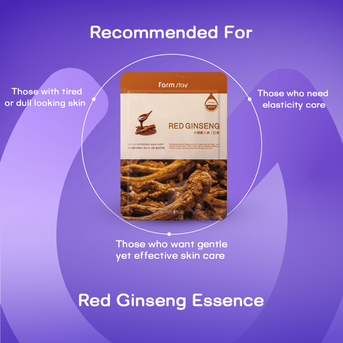 Farm Stay Visible Difference Mask Sheet - Red GinsengFarm StayMENA GLAM