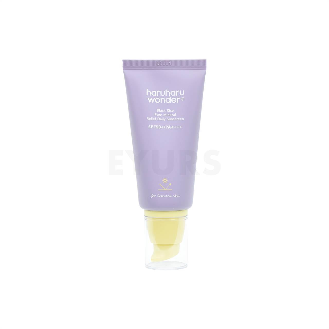 Haruharu Wonder Black Rice Pure Mineral Relief Daily Sunscreen Spf 50+ 50Ml