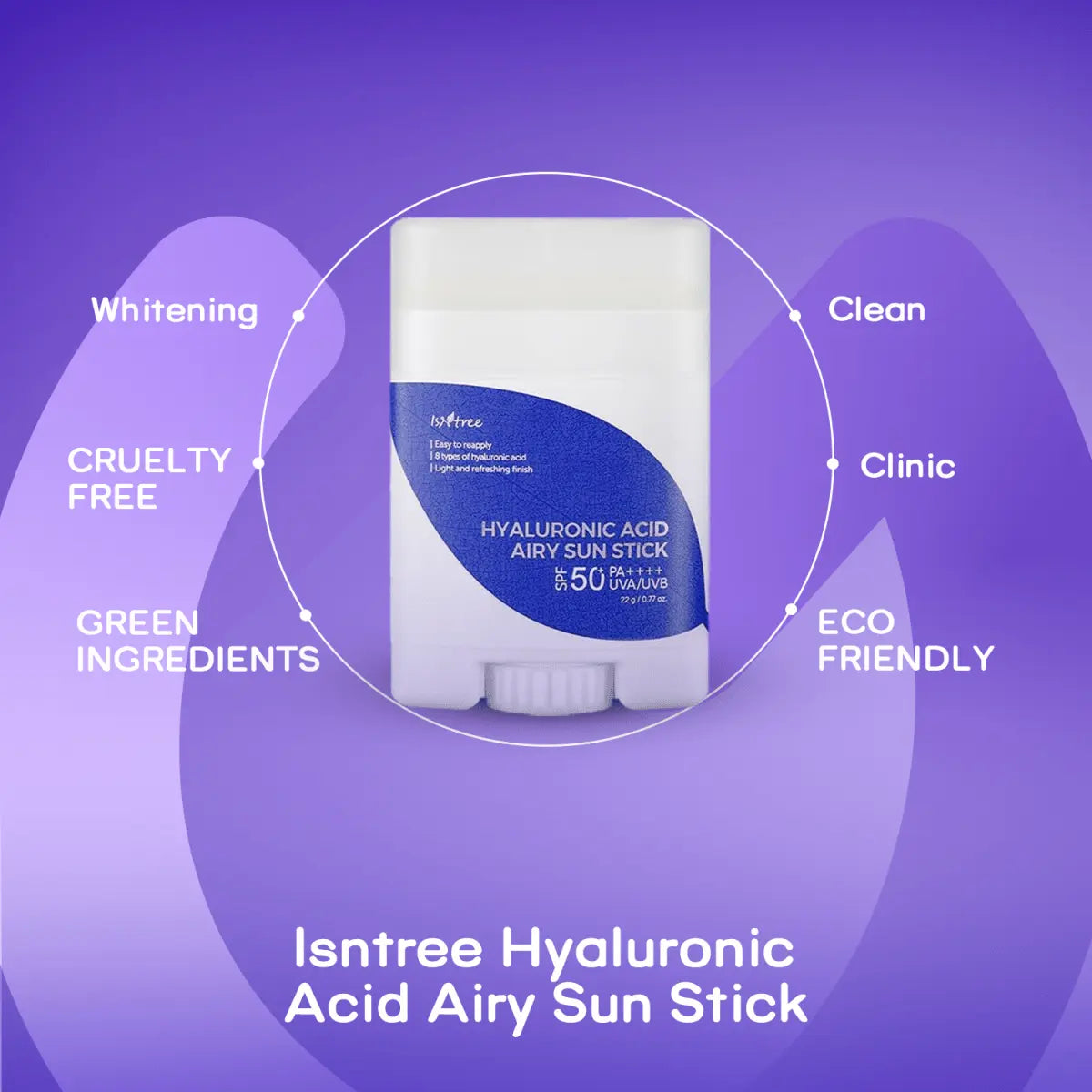 Isntree Hyaluronic Acid Airy Sun Stick Spf 50+IsntreeMENA GLAM