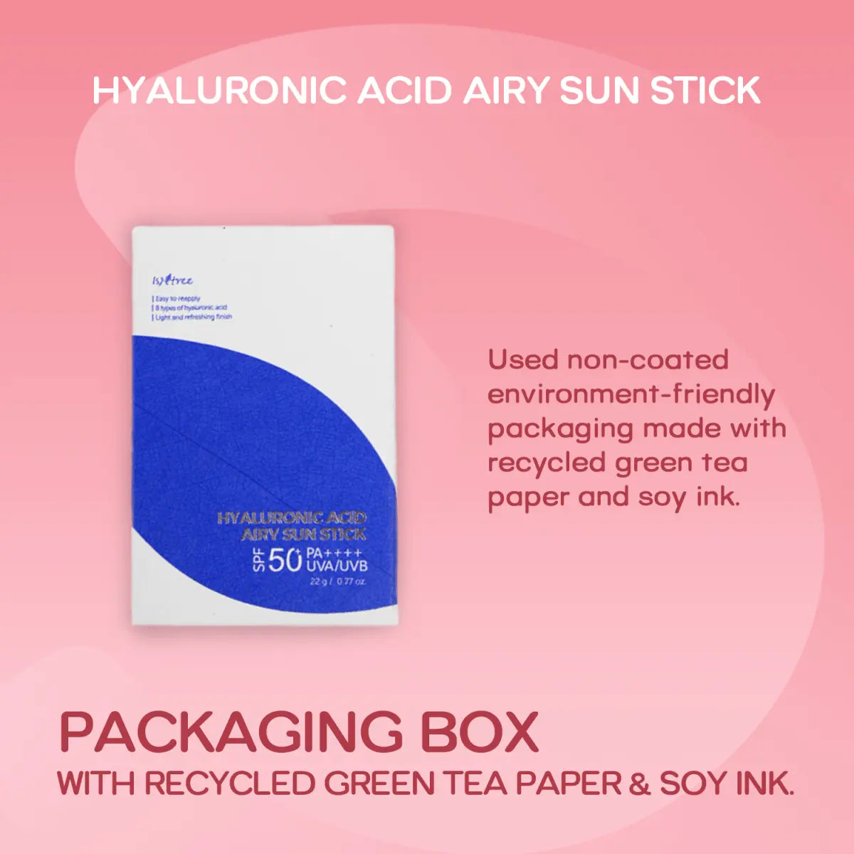 Isntree Hyaluronic Acid Airy Sun Stick Spf 50+IsntreeMENA GLAM