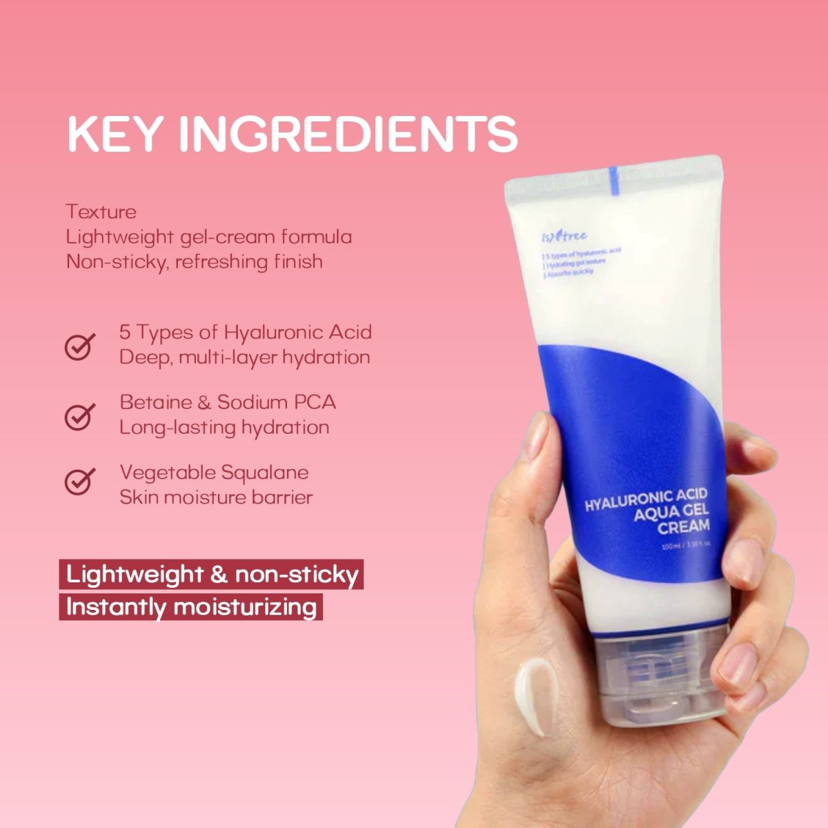 Isntree Hyaluronic Acid Aqua Gel CreamIsntreeMENA GLAM