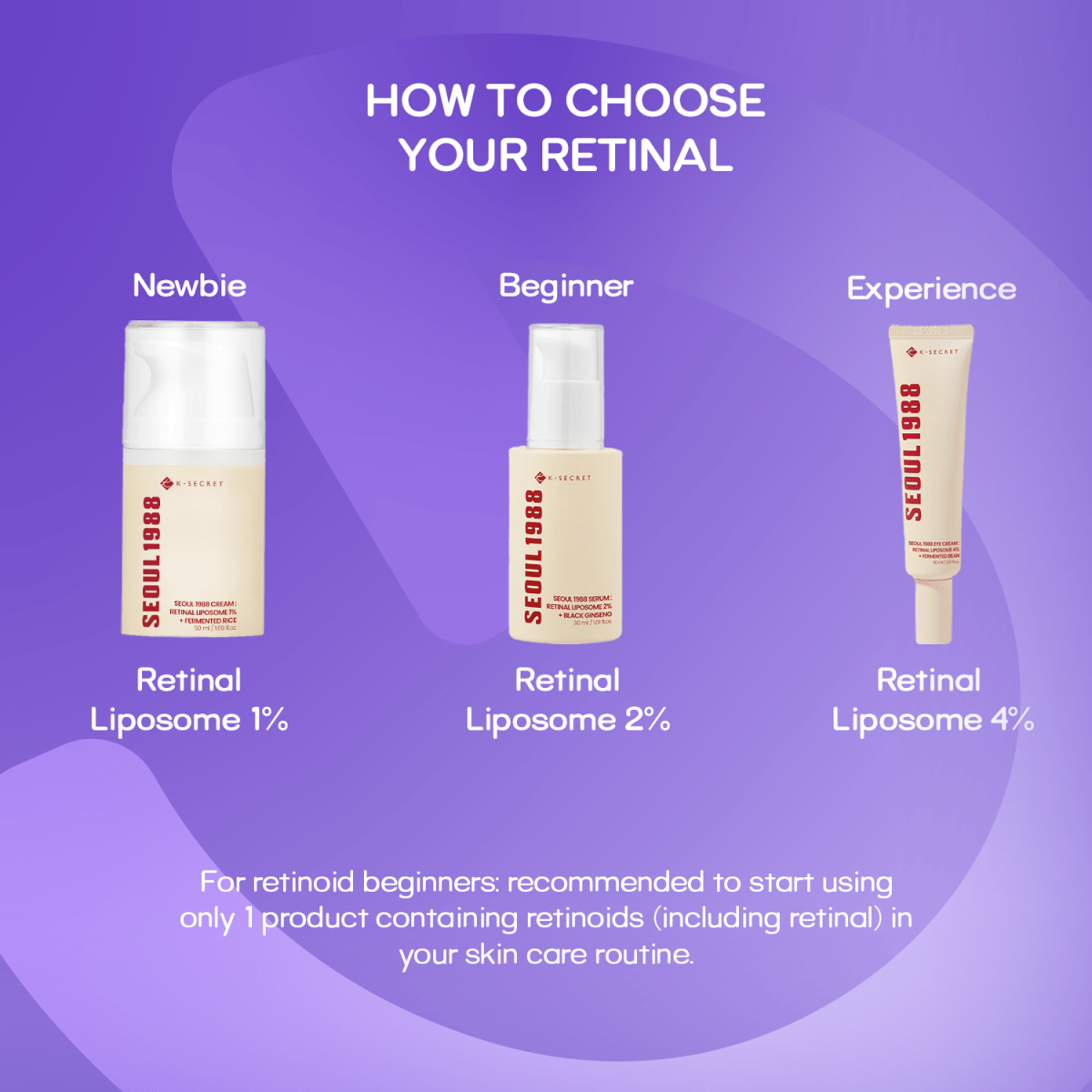 K - Secret SEOUL 1988 Cream : Retinal Liposome 1% + Fermented RiceK - SecretMENA GLAM