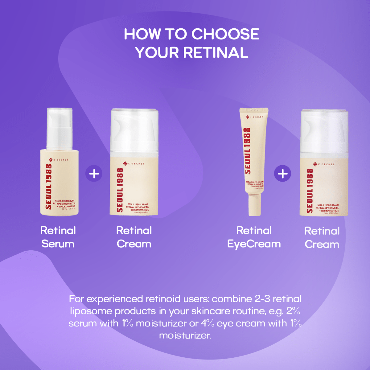 K - Secret SEOUL 1988 Cream : Retinal Liposome 1% + Fermented RiceK - SecretMENA GLAM