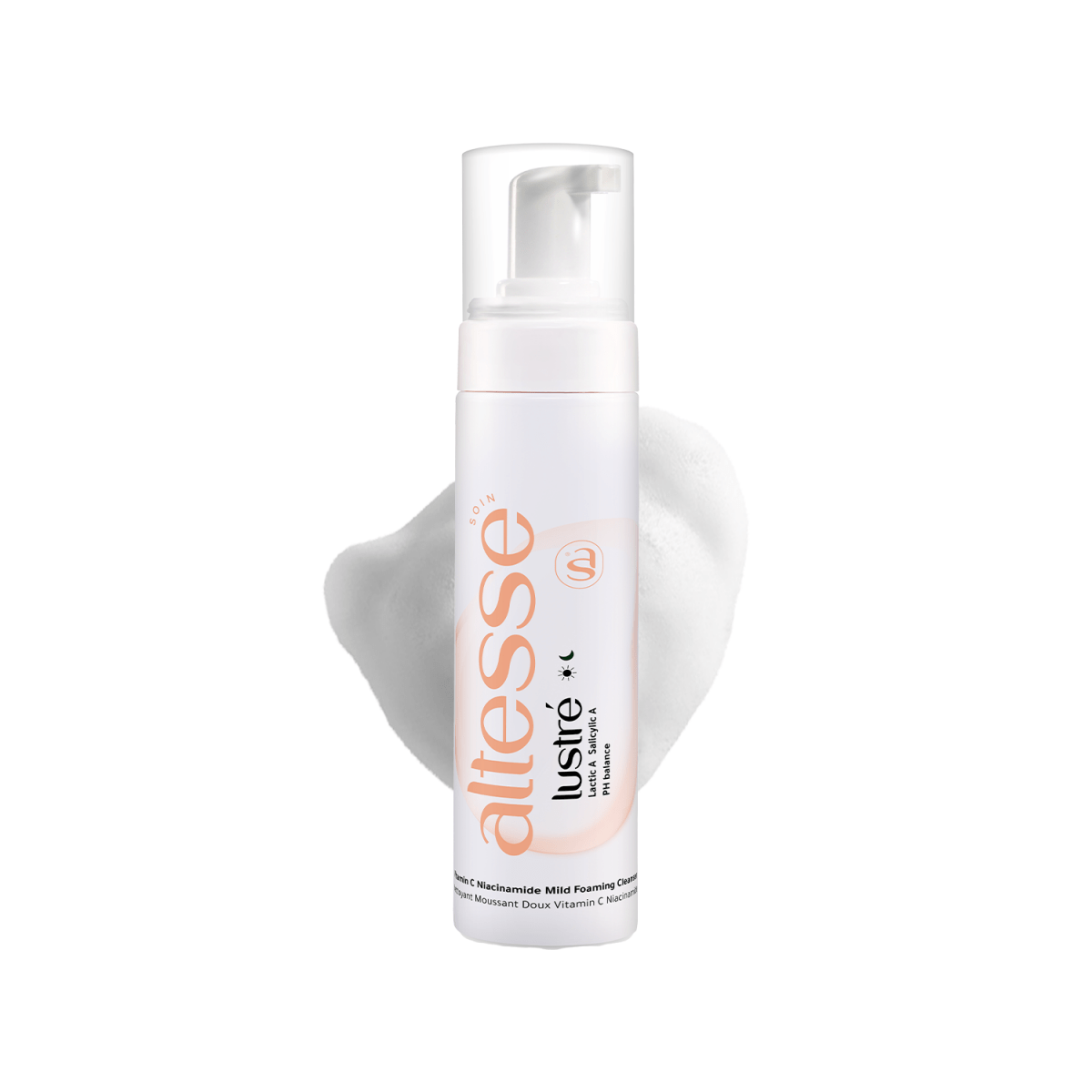 Lustre Vitamin C Niacinamide Mild Foaming Cleanser 180 mlAltesseSoinMENA GLAM