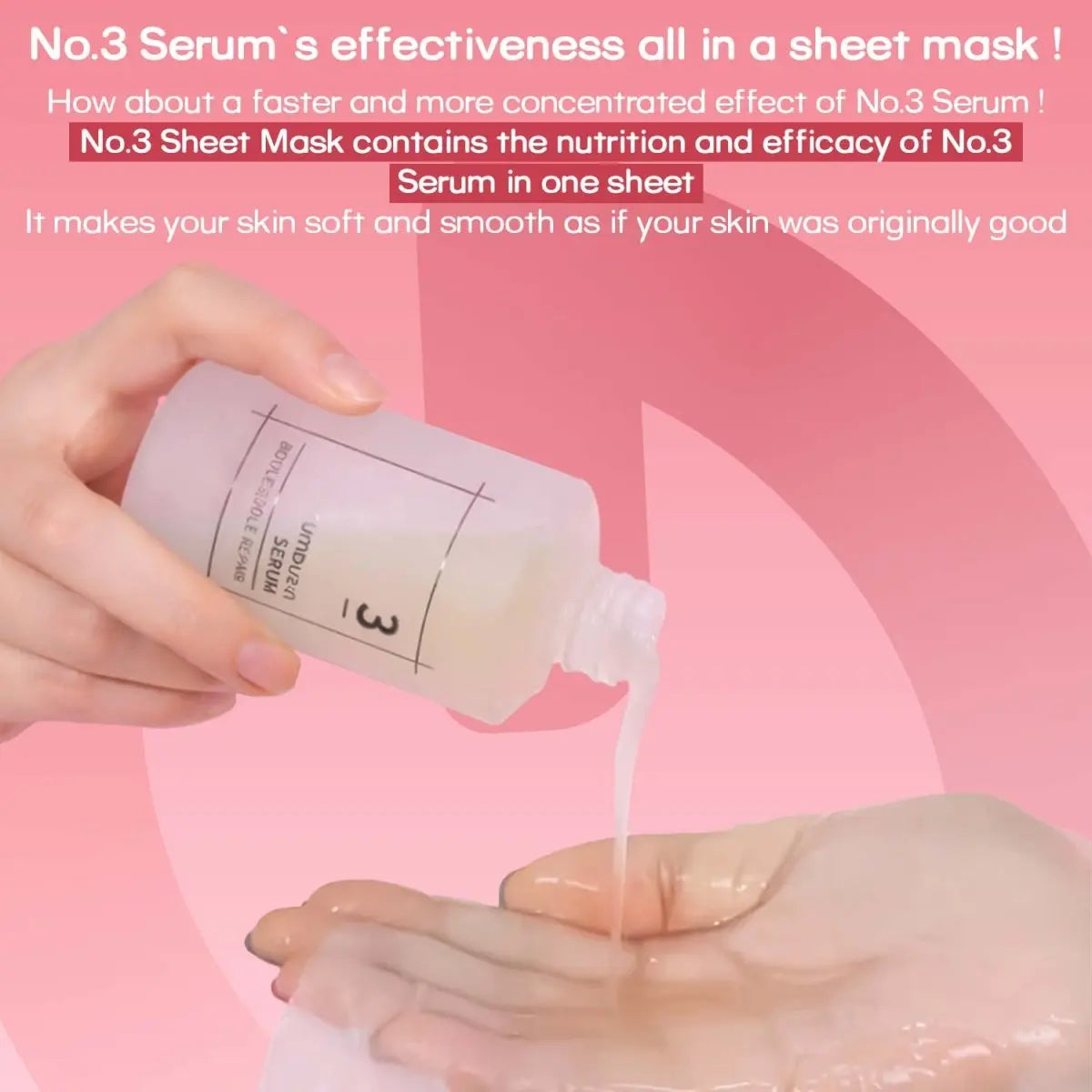 Numbuzin No 3 Tingle pore softening sheet mask (Galactomyces+Bifida)