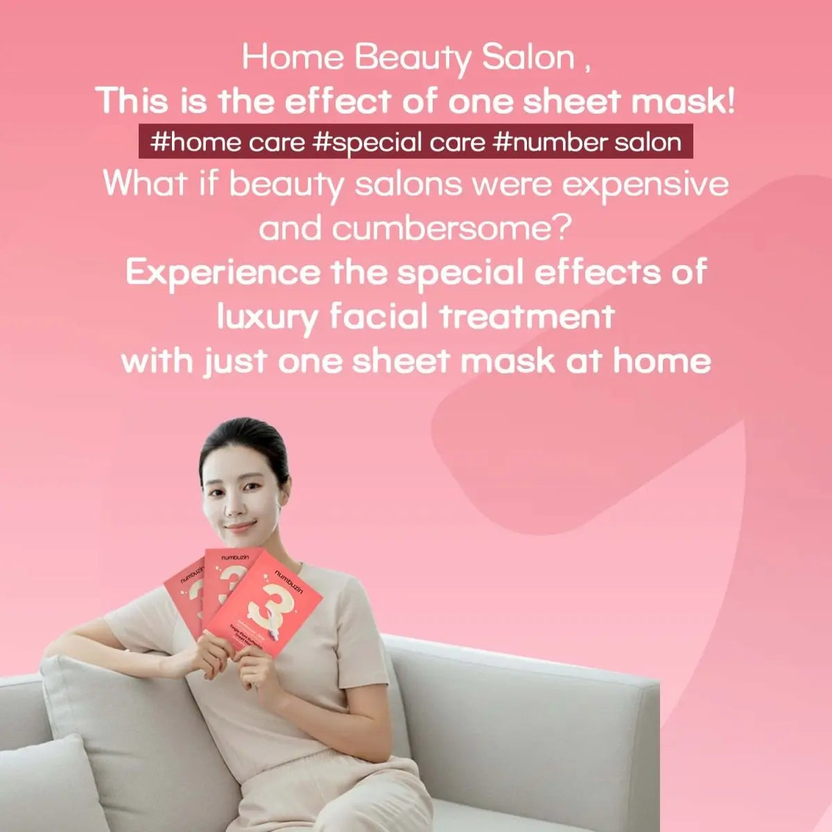 Numbuzin No 3 Tingle pore softening sheet mask (Galactomyces+Bifida)